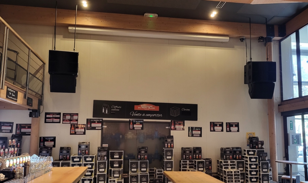 NEXO P+ sound brews up a great atmosphere at Brasserie du Mont Blanc