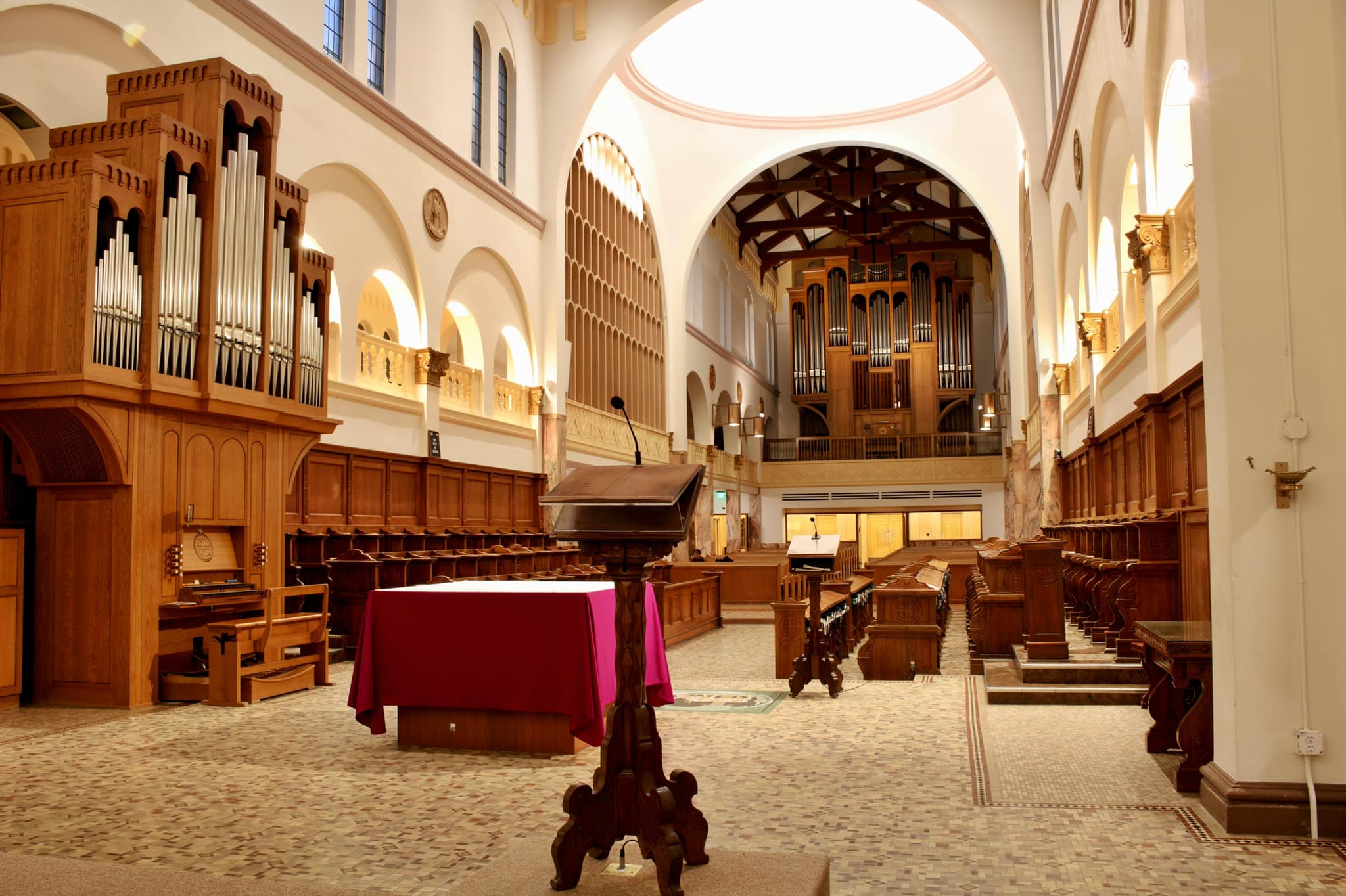 ID84 aligns sound quality of the choir and spoken word at Mount Angel Abbey