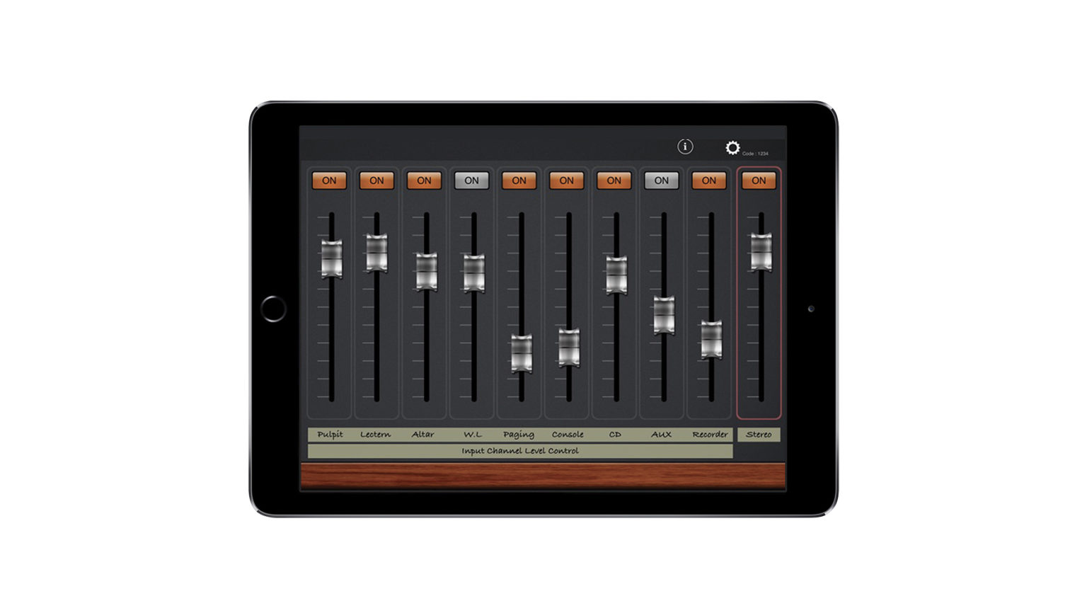 Monitor and control from Yamaha ProVisionaire