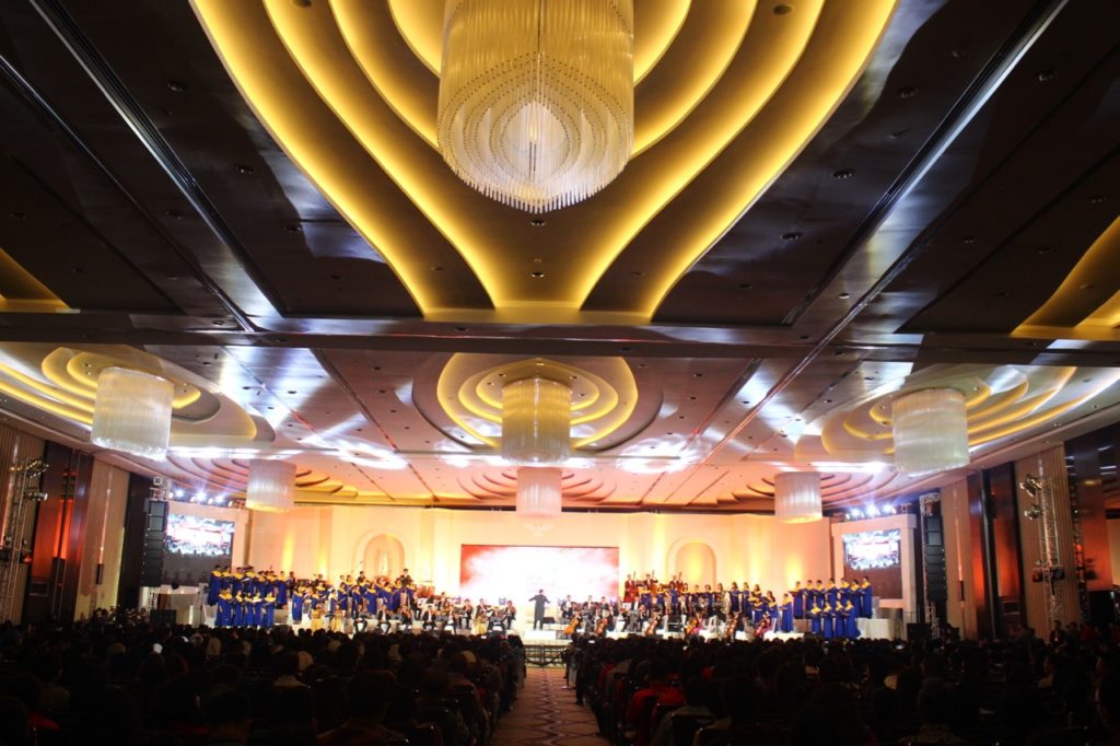 CHURCH GOLDEN JUBILEE CELEBRATIONS FLY WITH NEXO