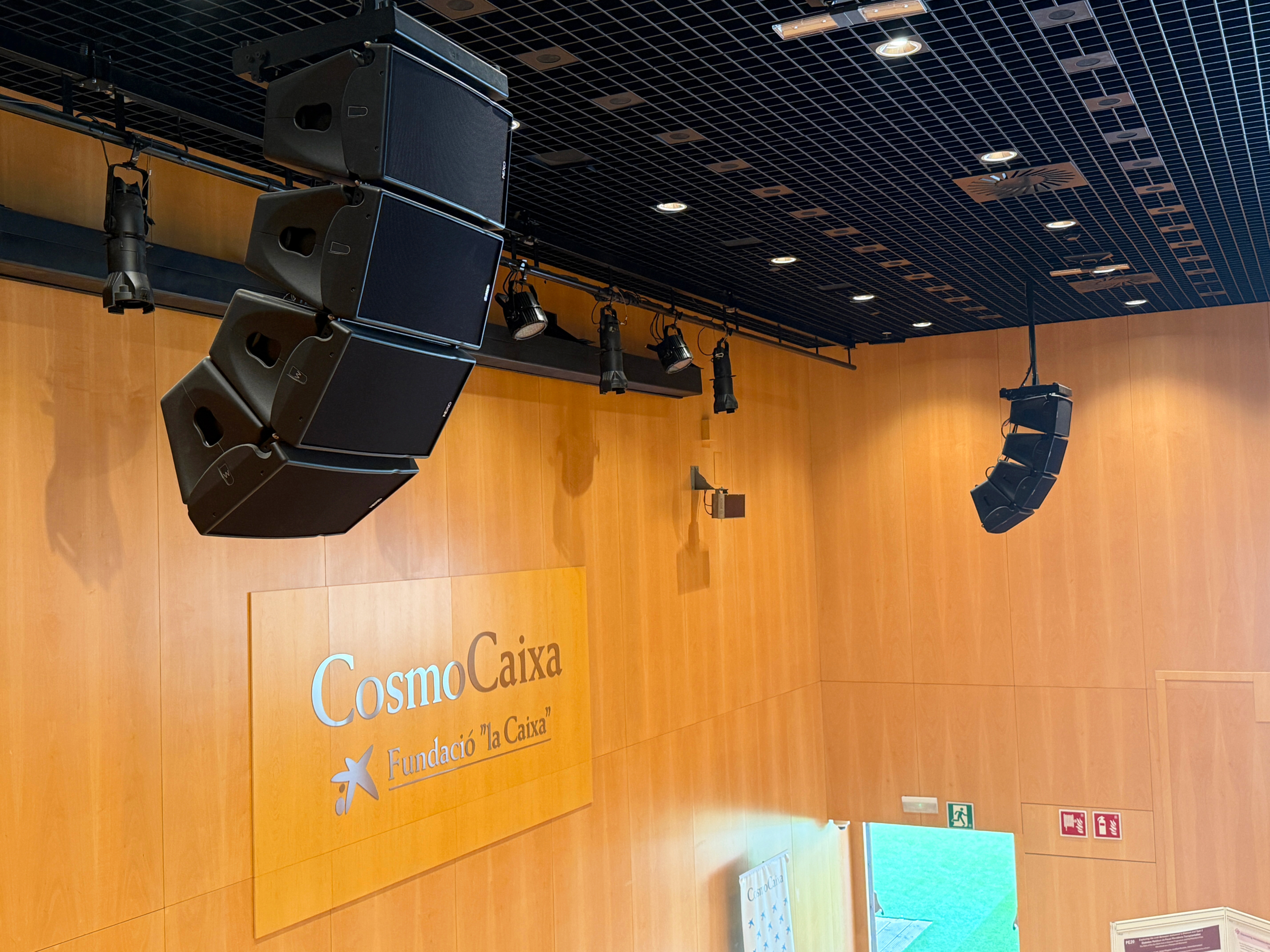 NEXO technology at CosmoCaixa science museum Barcelona