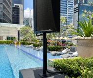 New NEXO sound system adapts to all requirements and all weathers at an iconic Singapore rooftop bar