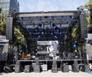 NEXO STM system provides sound for an audience of audio professionals at NAMM Grand Plaza Stage