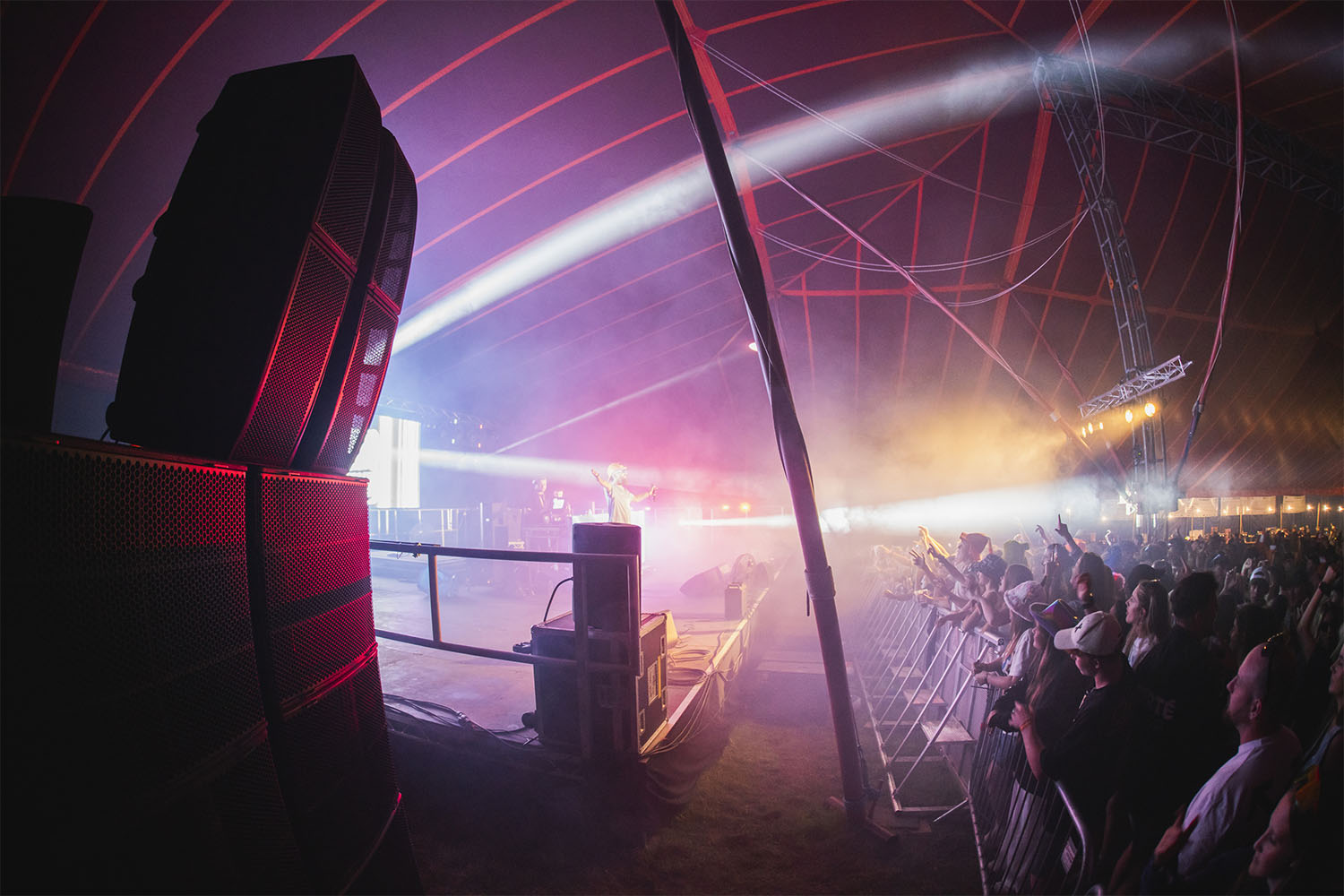 New NEXO Alpha+ hybrid source system debuts on three stages at Lakefest