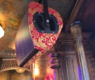 NEXO P+ takes custom cabinet finishing one step further at Greek music bar