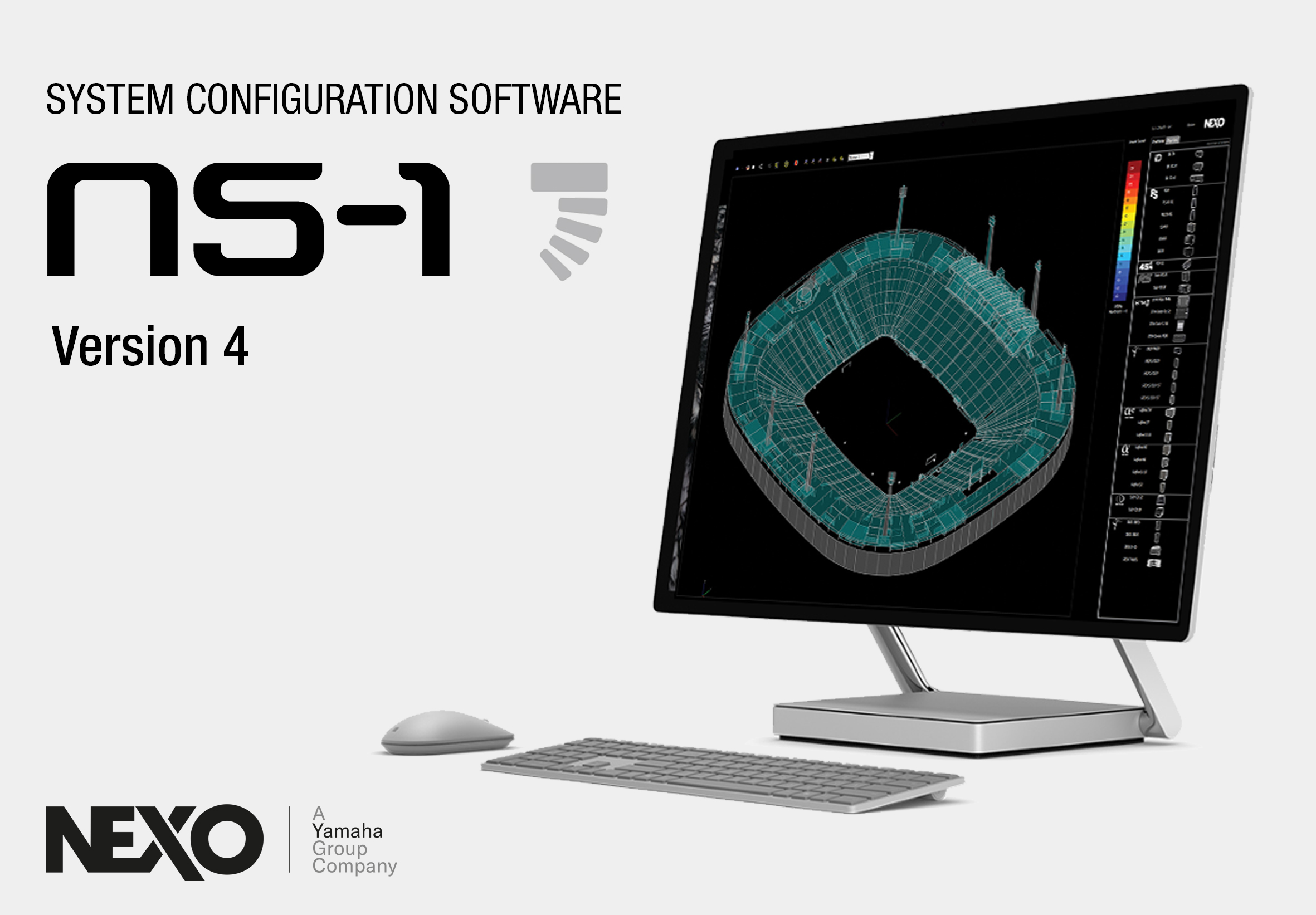 NEXOのNS-1システムコンフィギュレーションソフトウェアがヤマハスピーカーシステムとAFC Design Assistantとの連携を強化
