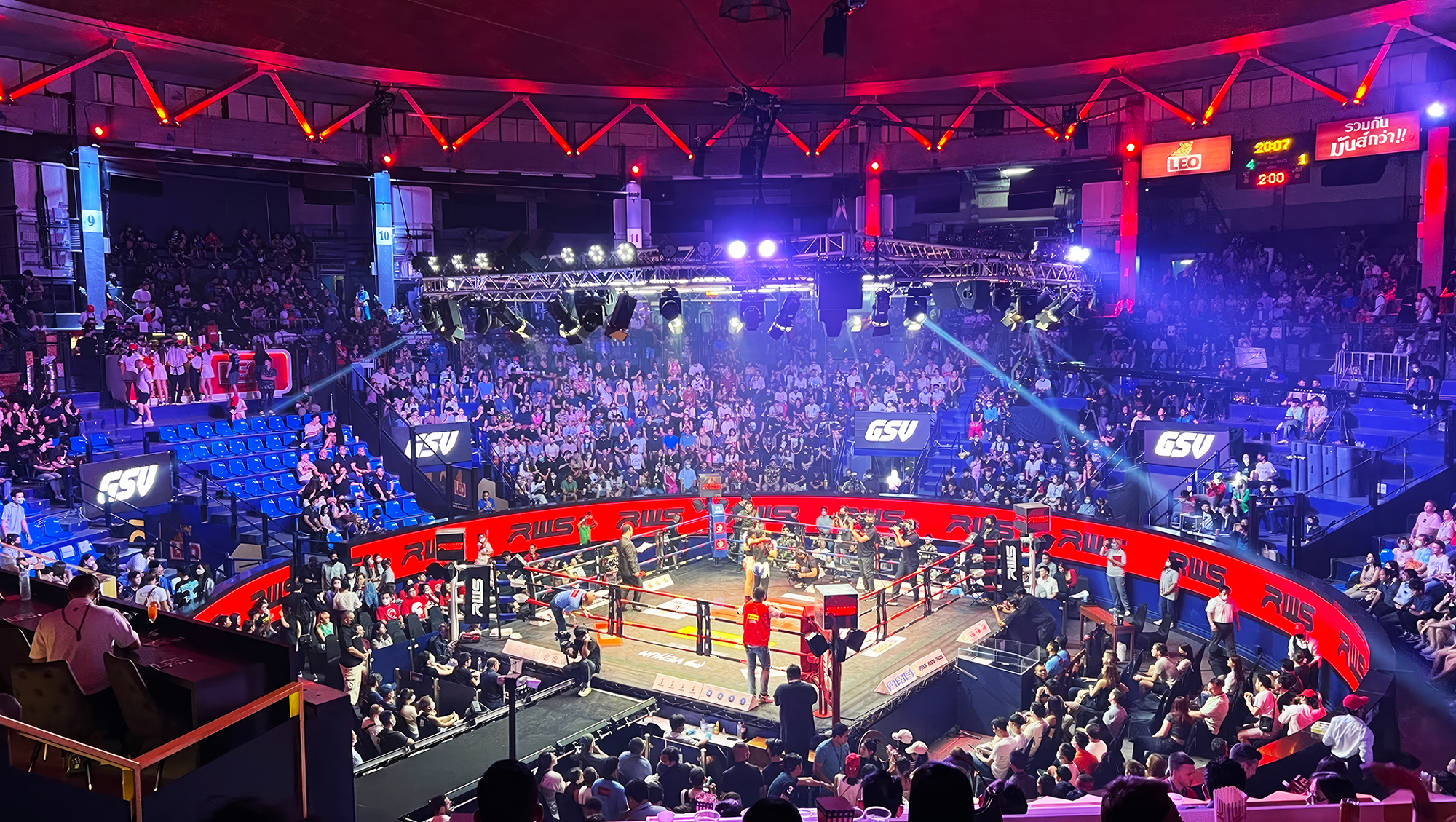 NEXO sound brings clarity and punch the iconic Rajadamnern Thai boxing stadium.