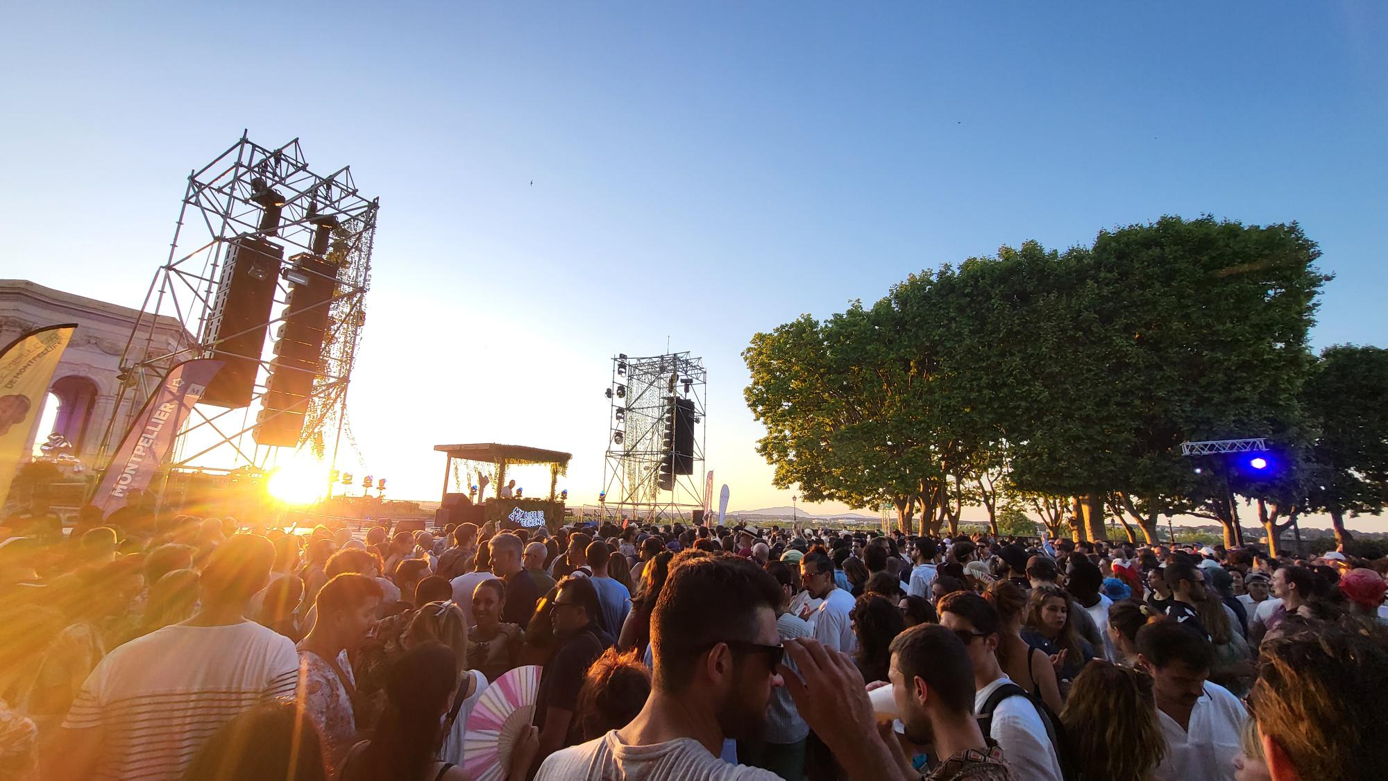 NEXO GEO M12 brings the party to Le Peyrou in Montpellier