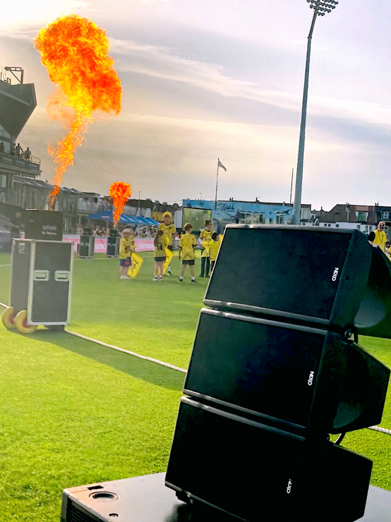 NEXO sound knocks it out of the park for Enlightened at Gloucestershire T20 cricket