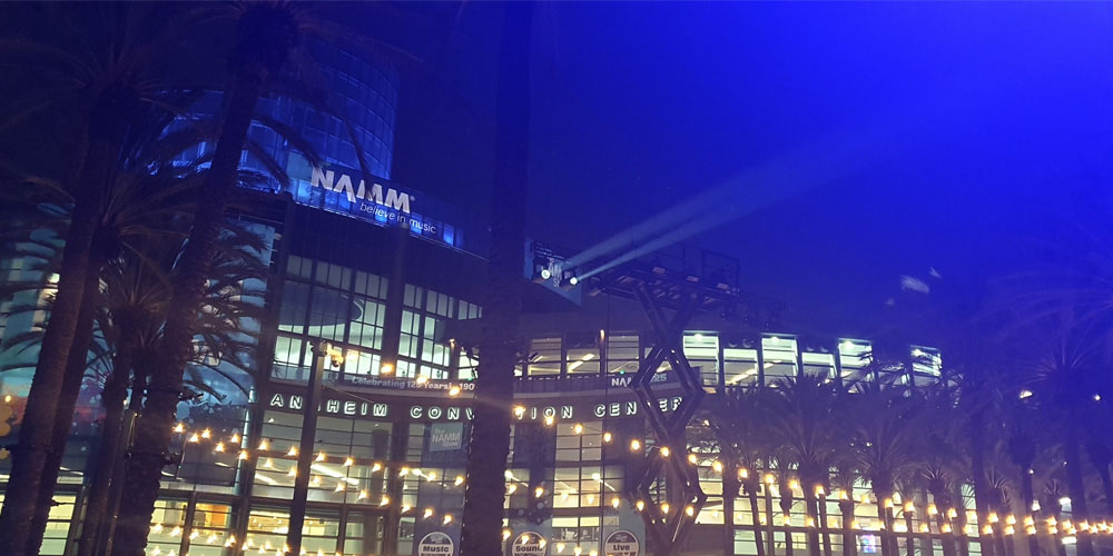 NEXO sound entertains NAMM Show visitors on the Grand Plaza Stage