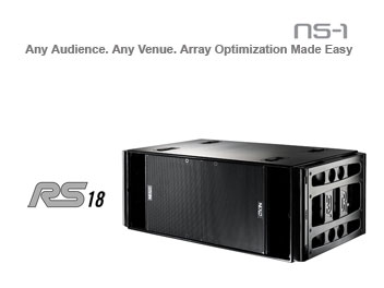 NEXO UNVEILS RS18 AND NS-1 AT 2010 PROLIGHT & SOUND