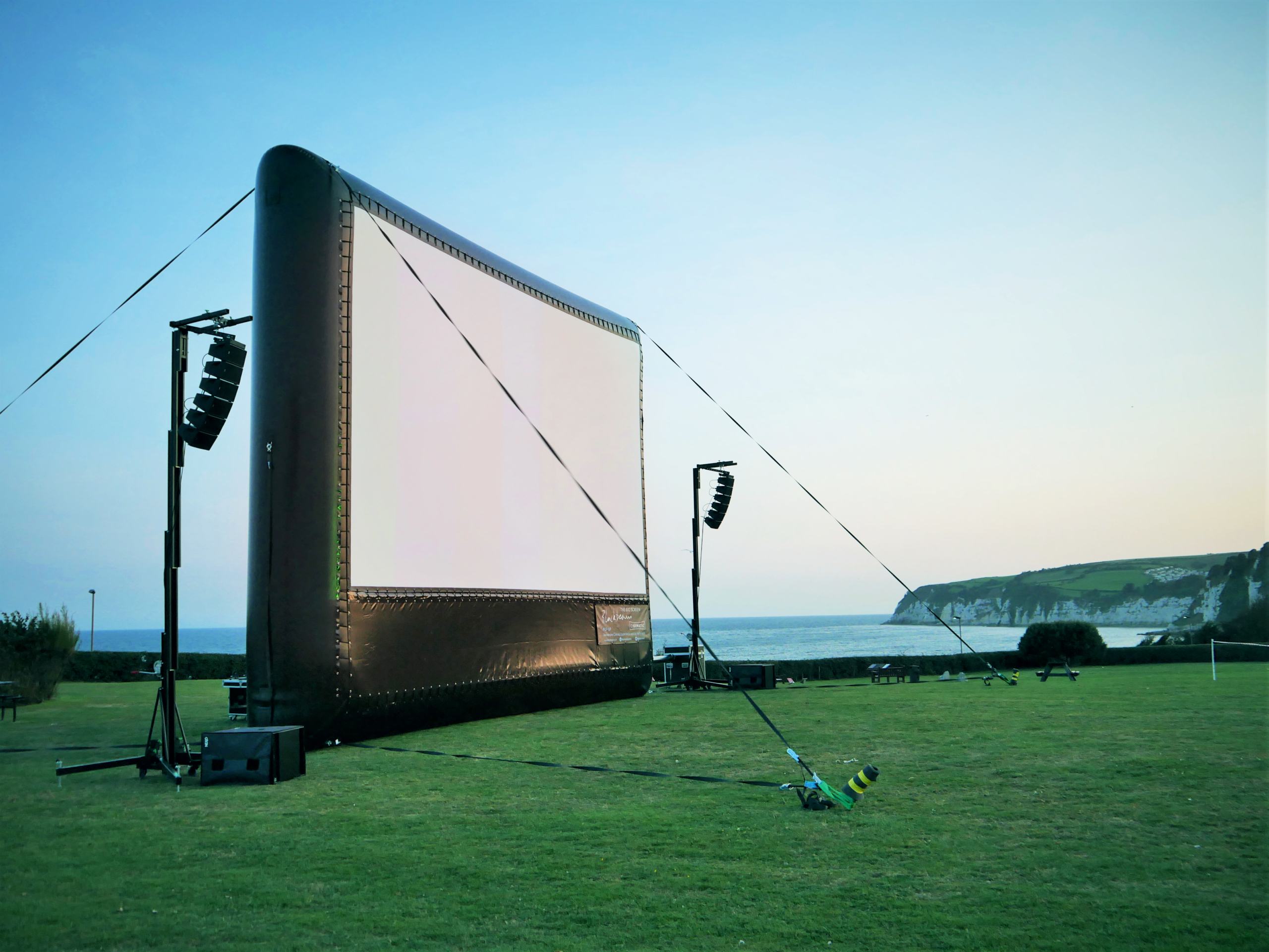 NEXO delivers clear and powerful sound for Blackbeam popup cinema events