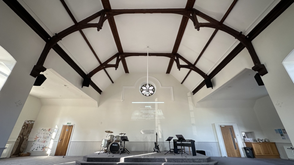 NEXO ePS on point and on budget at Pitlochry Baptist Church
